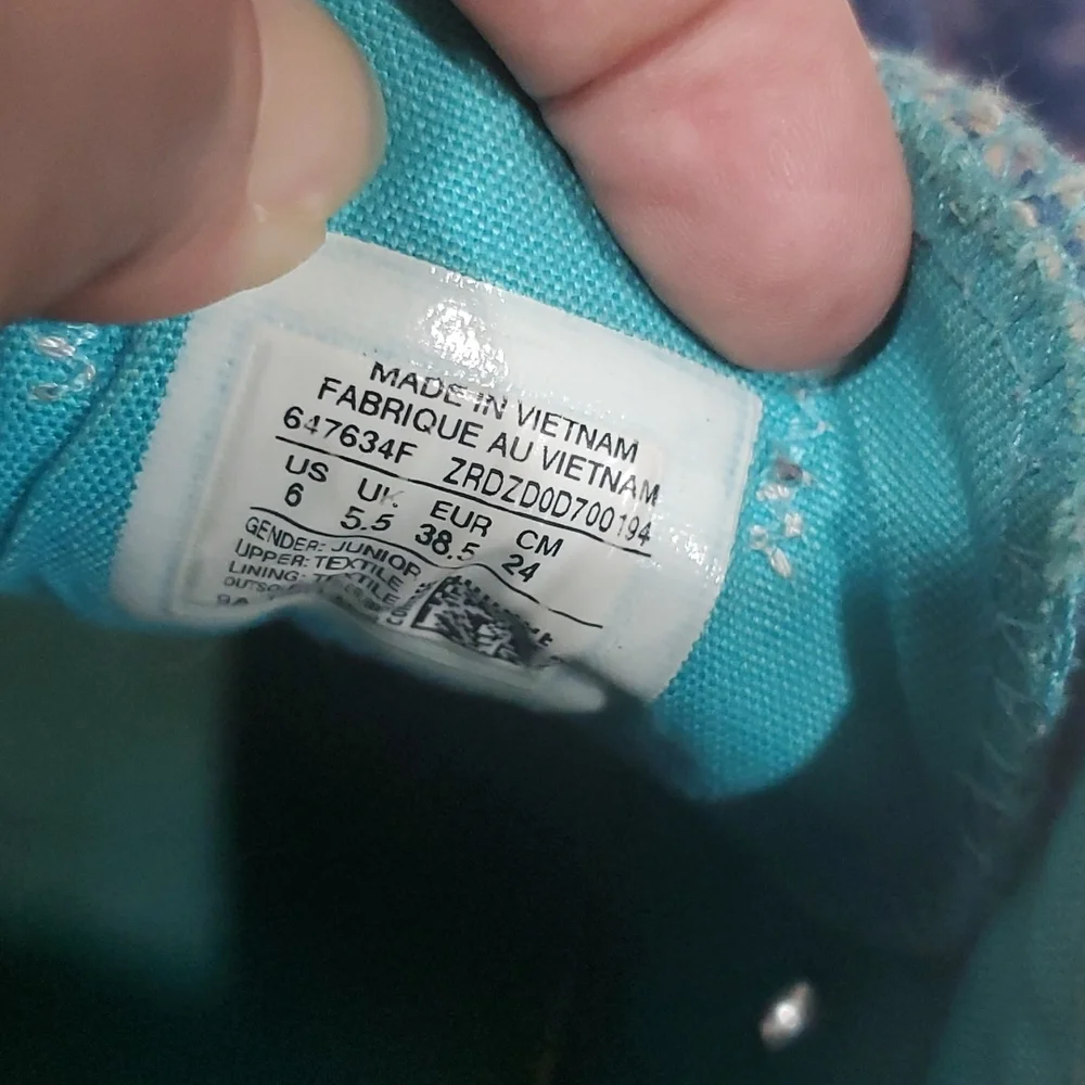 CONVERSE TIE DYE MENS SIZE 6 - Picture 4 of 5